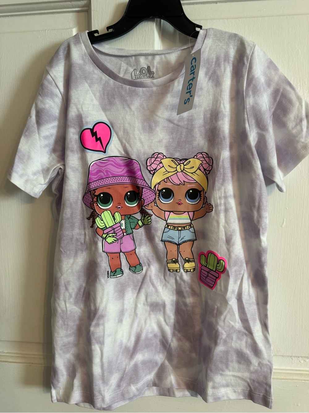 Carter's Lilac Tie-Dye LOL Surprise! Graphic Tee with Bright Accents